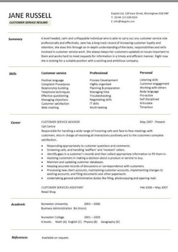 Enhancing Your Customer Service Skills on Your Resume