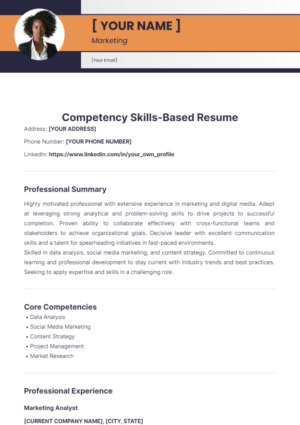 professional skills for resume